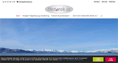 Desktop Screenshot of metarek.no